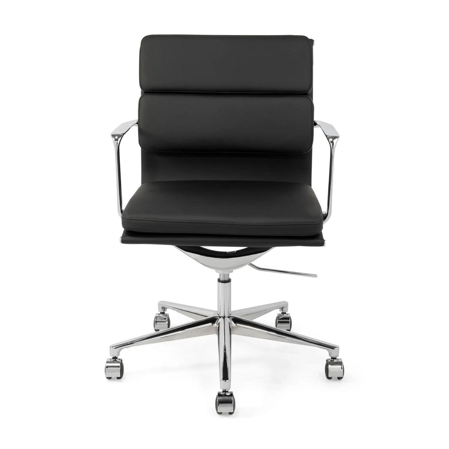 Task Fauteuil de bureau haut de gamme | Fauteuil de bureau en cuir italien avec roulettes