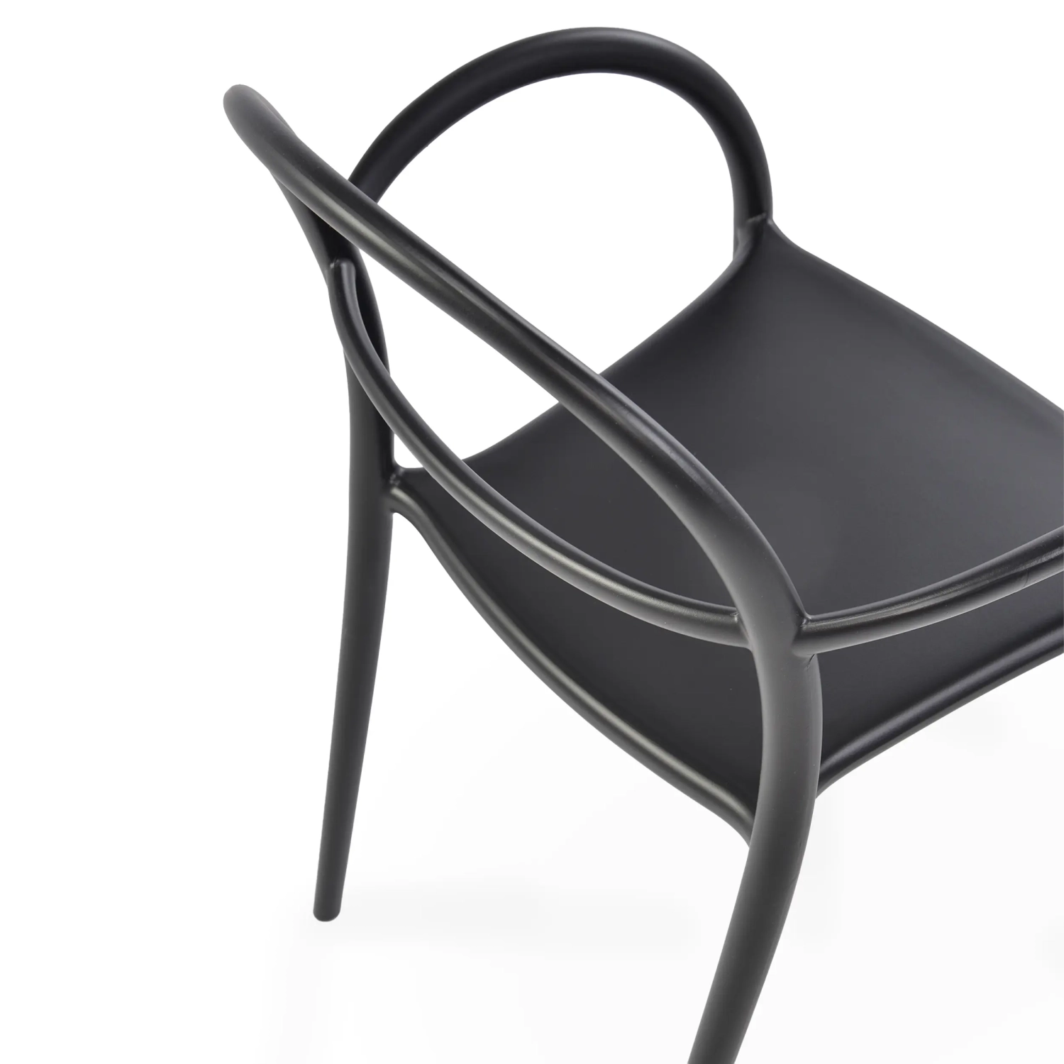 Fauteuil d'extérieur design empilable Master | Fauteuil en polypropylène