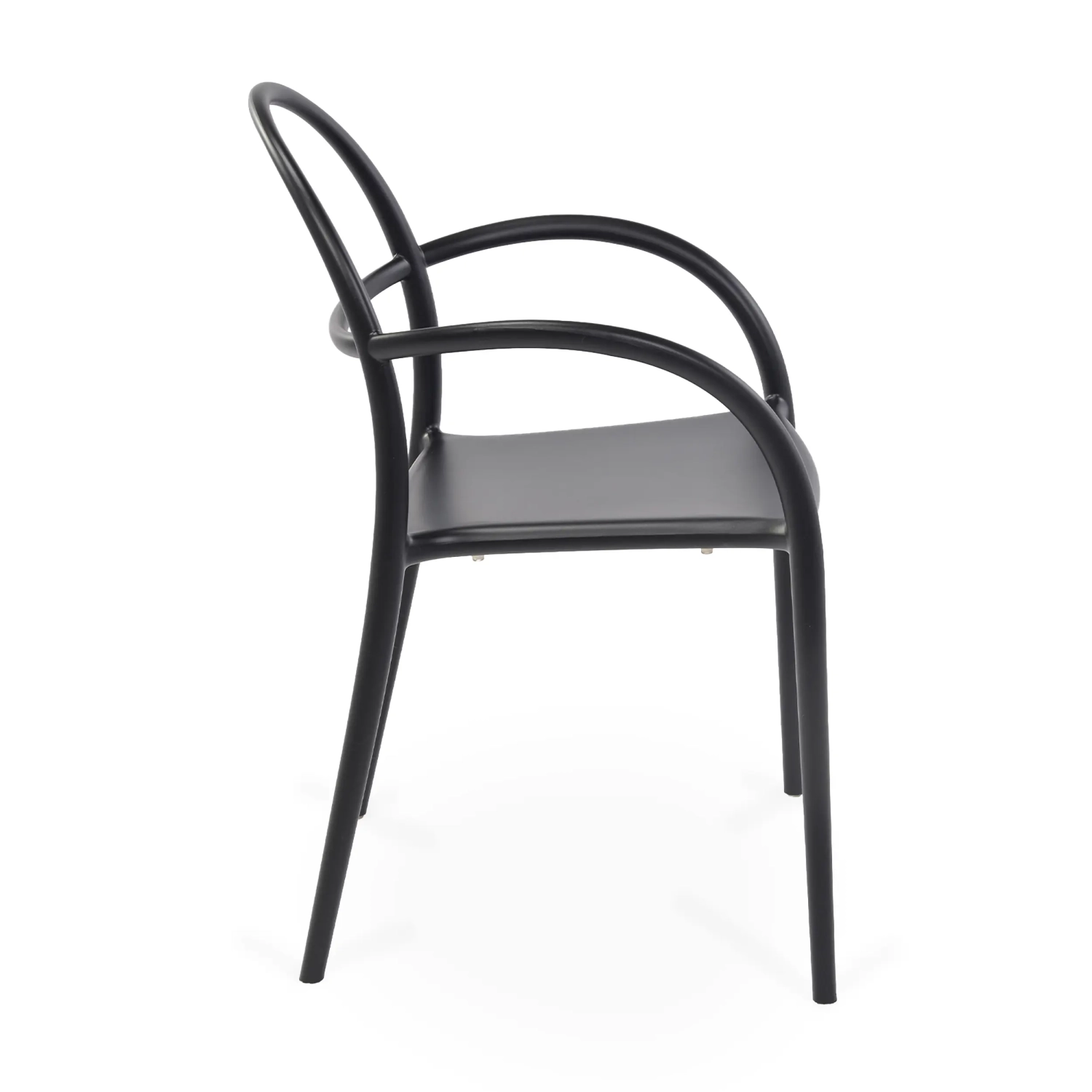 Fauteuil d'extérieur design empilable Master | Fauteuil en polypropylène