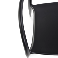 Fauteuil d'extérieur design empilable Master | Fauteuil en polypropylène