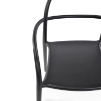 Fauteuil d'extérieur design empilable Master | Fauteuil en polypropylène