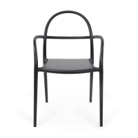 Fauteuil d'extérieur design empilable Master | Fauteuil en polypropylène