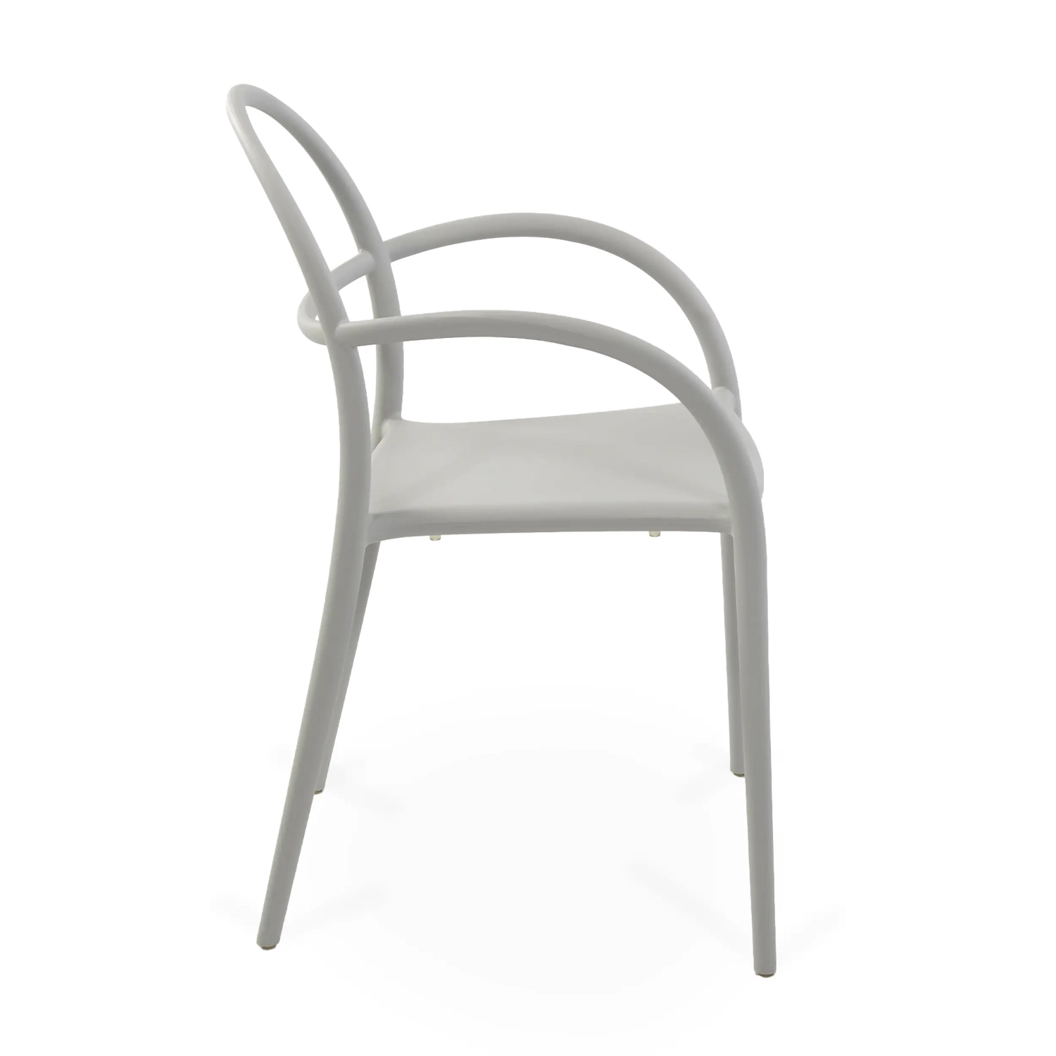 Fauteuil d'extérieur design empilable Master | Fauteuil en polypropylène
