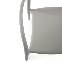 Fauteuil d'extérieur design empilable Master | Fauteuil en polypropylène