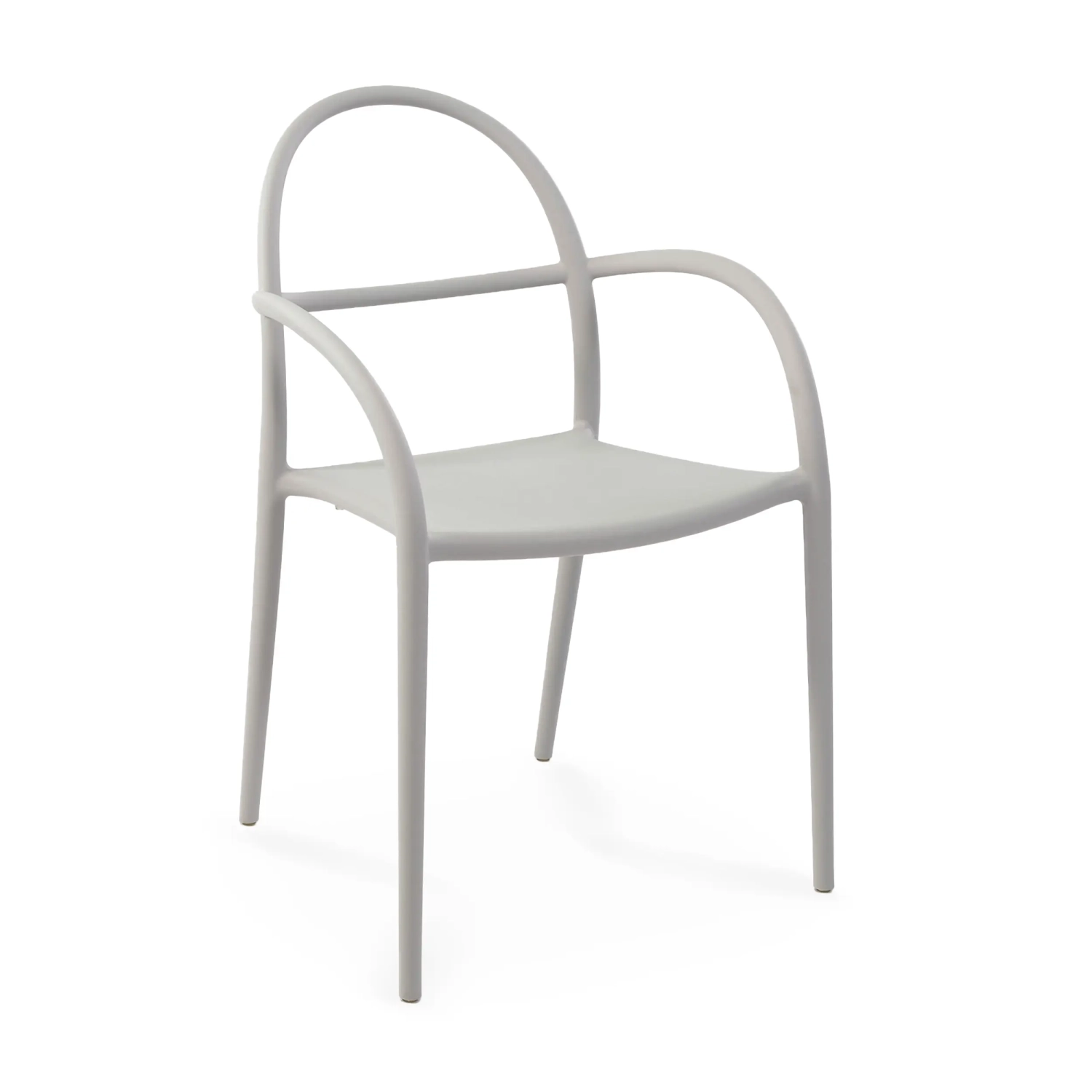 Fauteuil d'extérieur design empilable Master | Fauteuil en polypropylène