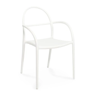 Fauteuil d'extérieur design empilable Master | Fauteuil en polypropylène