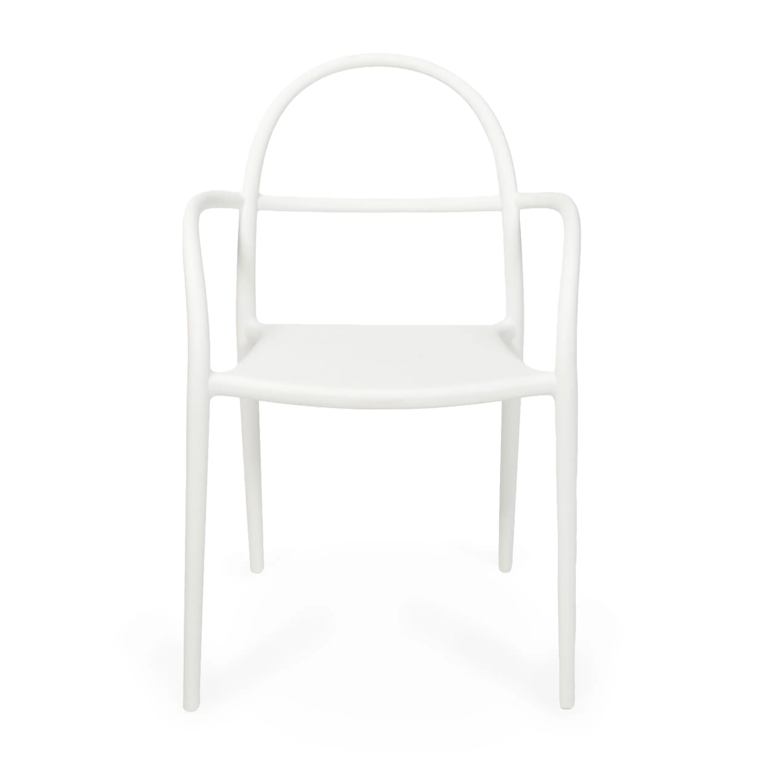 Fauteuil d'extérieur design empilable Master | Fauteuil en polypropylène