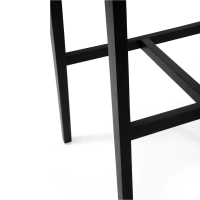 Soho Tabouret de bar scandinave 76 cm | Bois de chêne ou de noyer