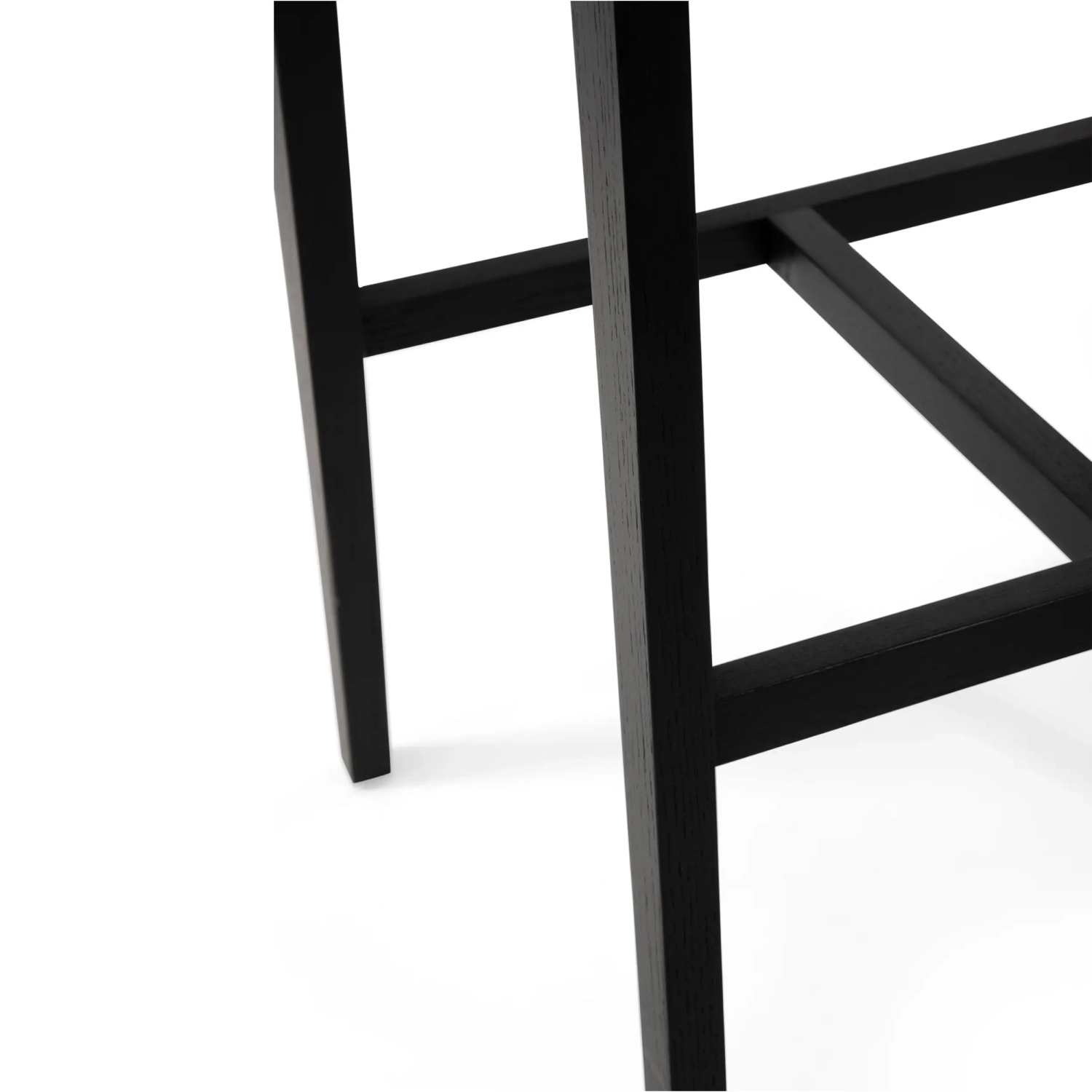 Soho Tabouret de bar scandinave 76 cm | Bois de chêne ou de noyer