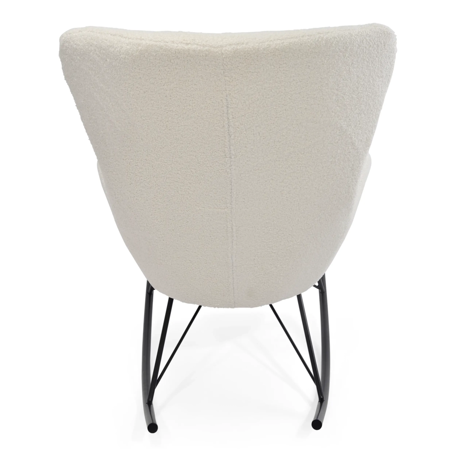 Fauteuil à bascule Nest Bouclé | Fauteuil à bascule design moderne
