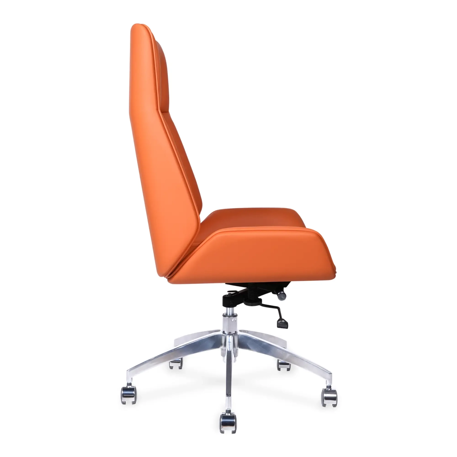 Nordic Fauteuil de bureau à dossier haut Colors | Simili cuir et piètement chromé