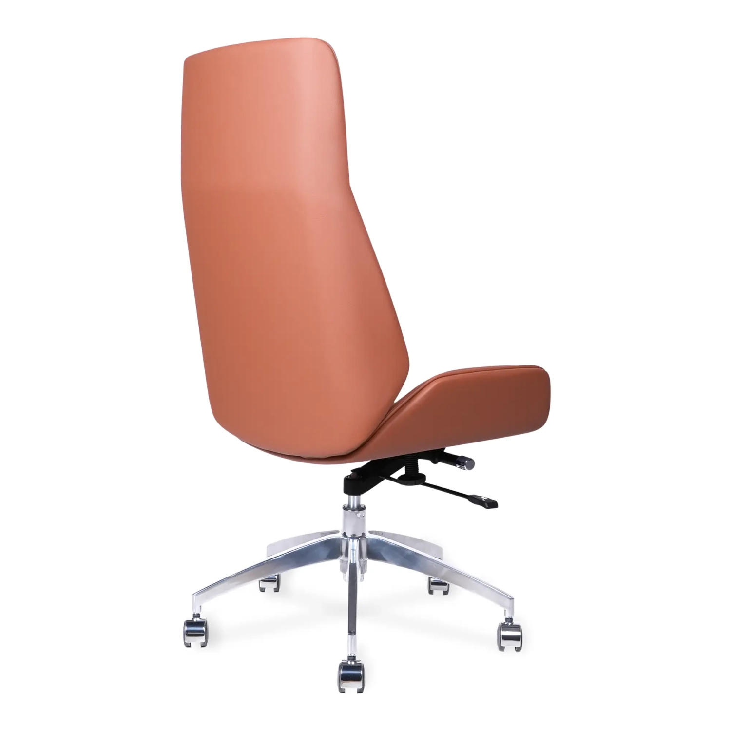 Nordic Fauteuil de bureau à dossier haut Colors | Simili cuir et piètement chromé