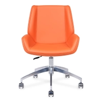 Nordic Chaise de bureau Colors | Simili cuir et piètement chromé