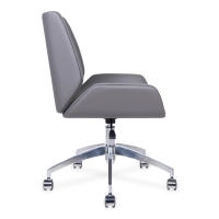 Nordic Chaise de bureau Colors | Simili cuir et piètement chromé