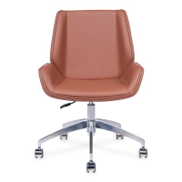 Nordic Chaise de bureau Colors | Simili cuir et piètement chromé
