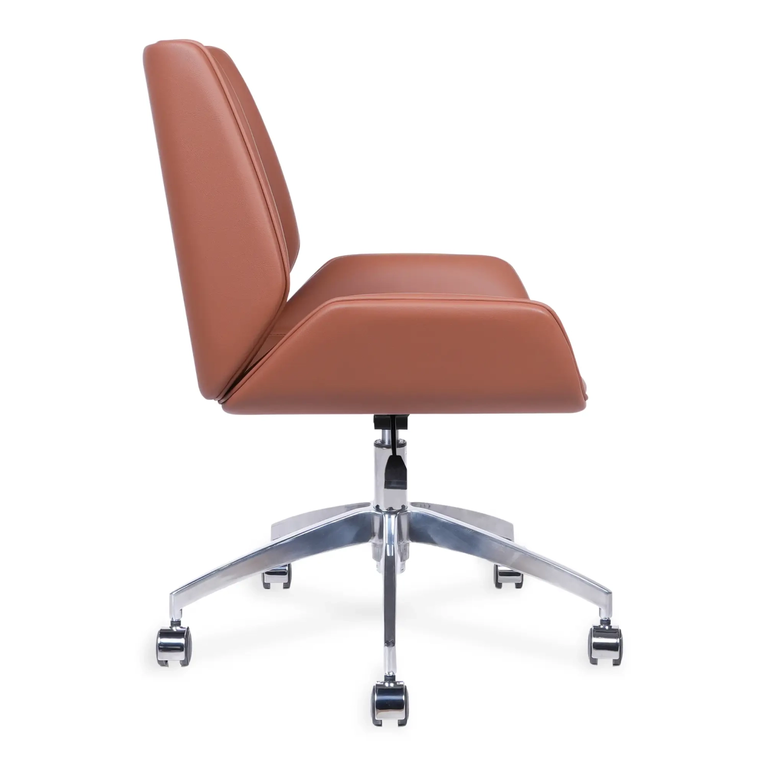 Nordic Chaise de bureau Colors | Simili cuir et piètement chromé