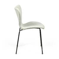 Chaise de salle à manger Seven en simili cuir vintage | Design industriel moderne
