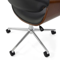 Burrow Chaise de bureau S en noyer | Design du milieu du siècle