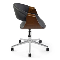 Burrow Chaise de bureau S en noyer | Design du milieu du siècle