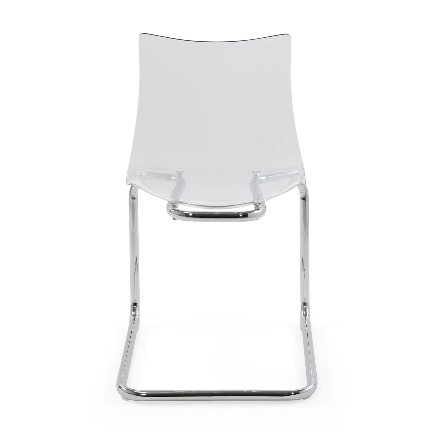 Chaise design transparente Dresden | Polycarbonate et acier chromé