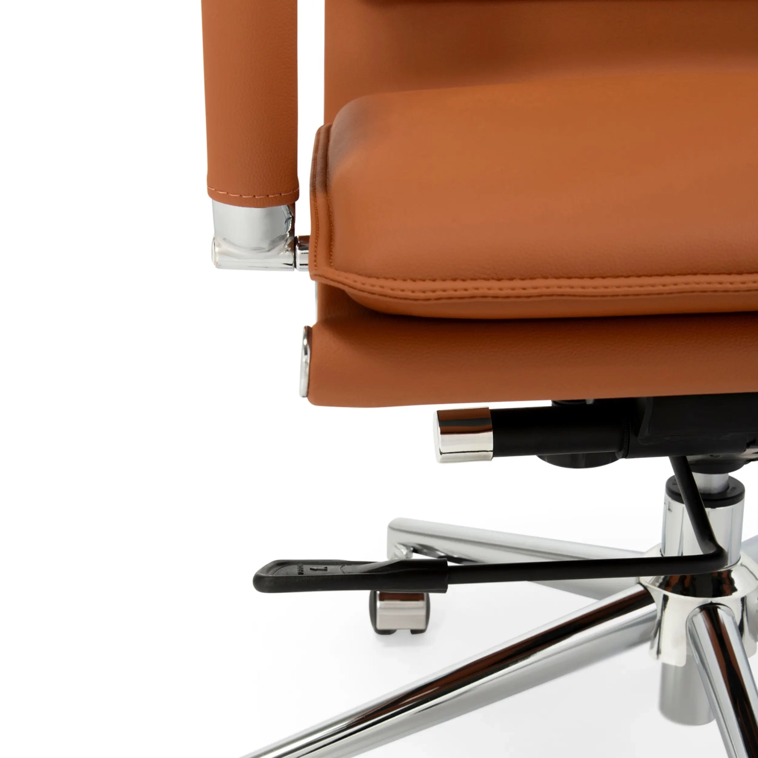 Fauteuil de bureau Studio à dossier haut | Fauteuil de bureau ergonomique en simili cuir