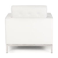 Canapé monoplace Venice en cuir véritable Florence Knoll Inspired Design