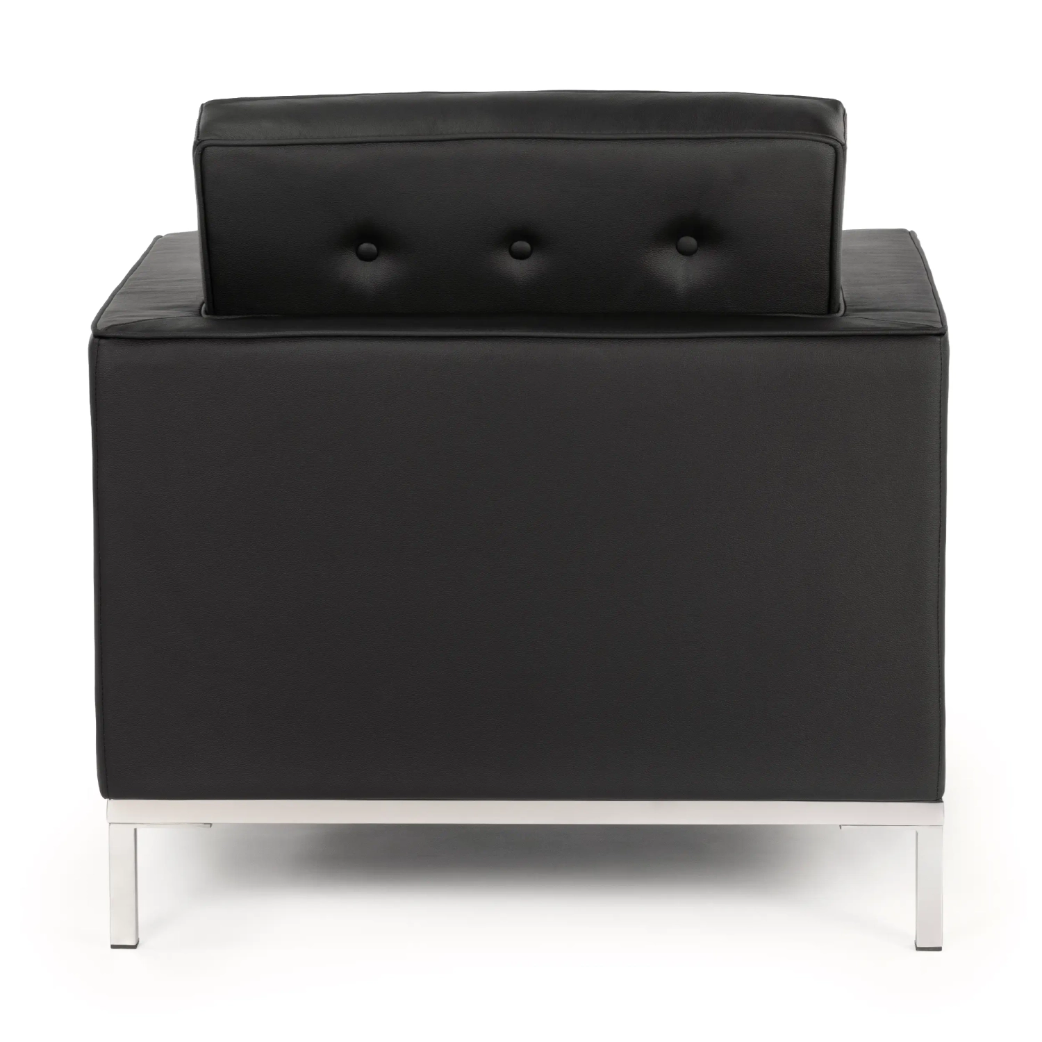 Canapé monoplace Venice en cuir véritable Florence Knoll Inspired Design