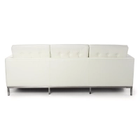 Venice canapé 3 places en cuir italien Florence Knoll Inspired Design