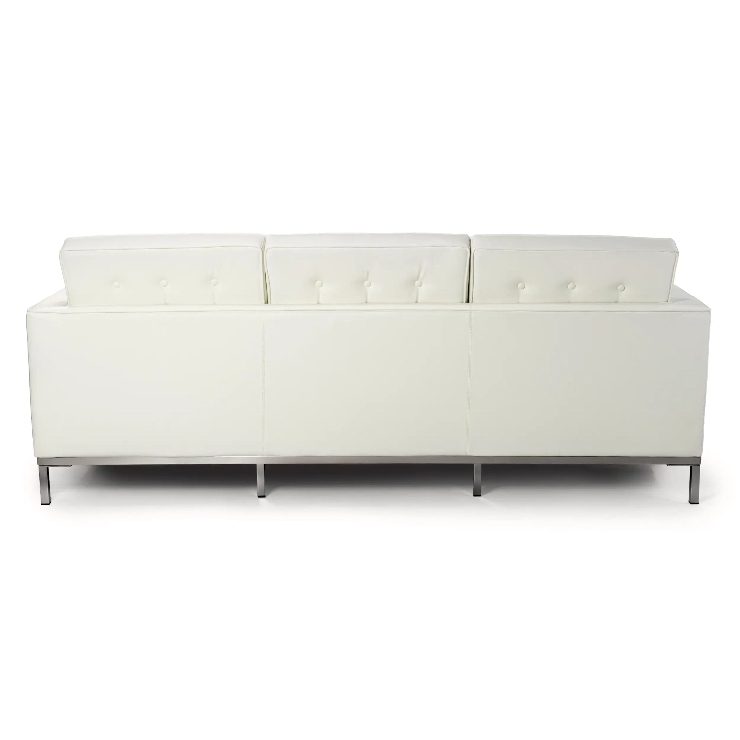 Venice canapé 3 places en cuir italien Florence Knoll Inspired Design