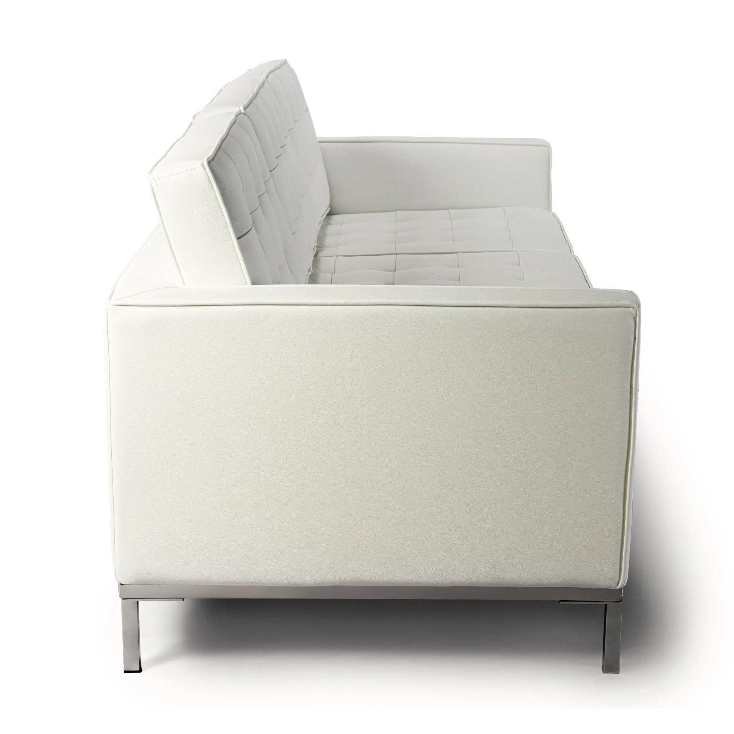 Venice canapé 3 places en cuir italien Florence Knoll Inspired Design