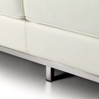 Venice canapé 3 places en cuir italien Florence Knoll Inspired Design