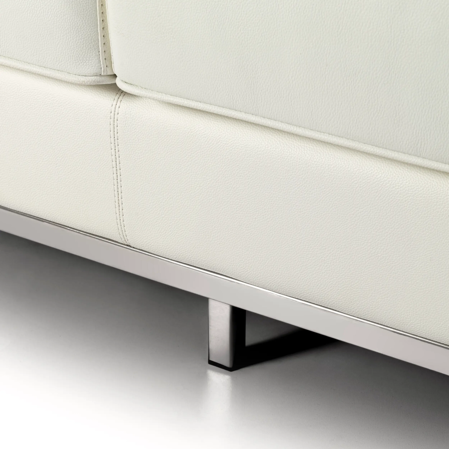 Venice canapé 3 places en cuir italien Florence Knoll Inspired Design