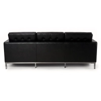 Venice canapé 3 places en cuir italien Florence Knoll Inspired Design