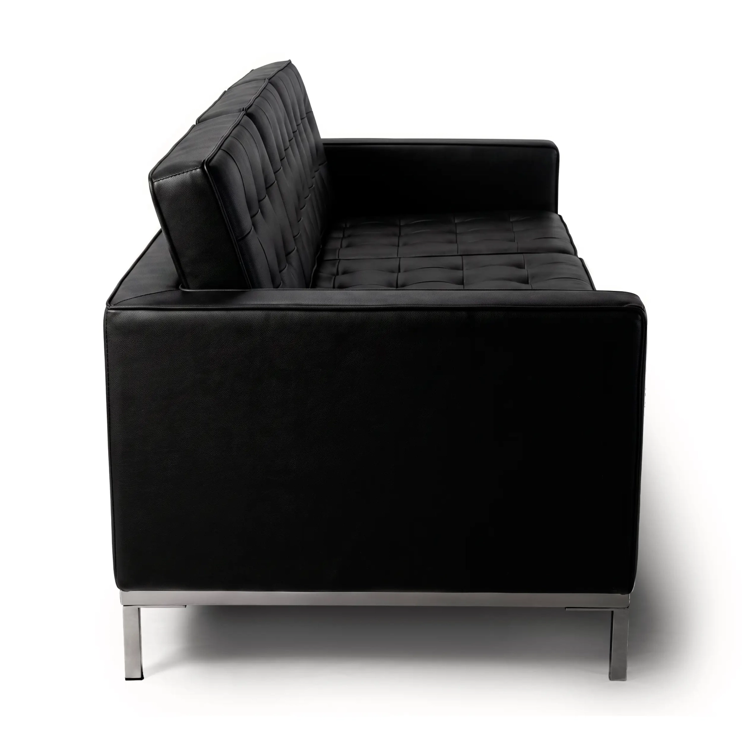 Venice canapé 3 places en cuir italien Florence Knoll Inspired Design