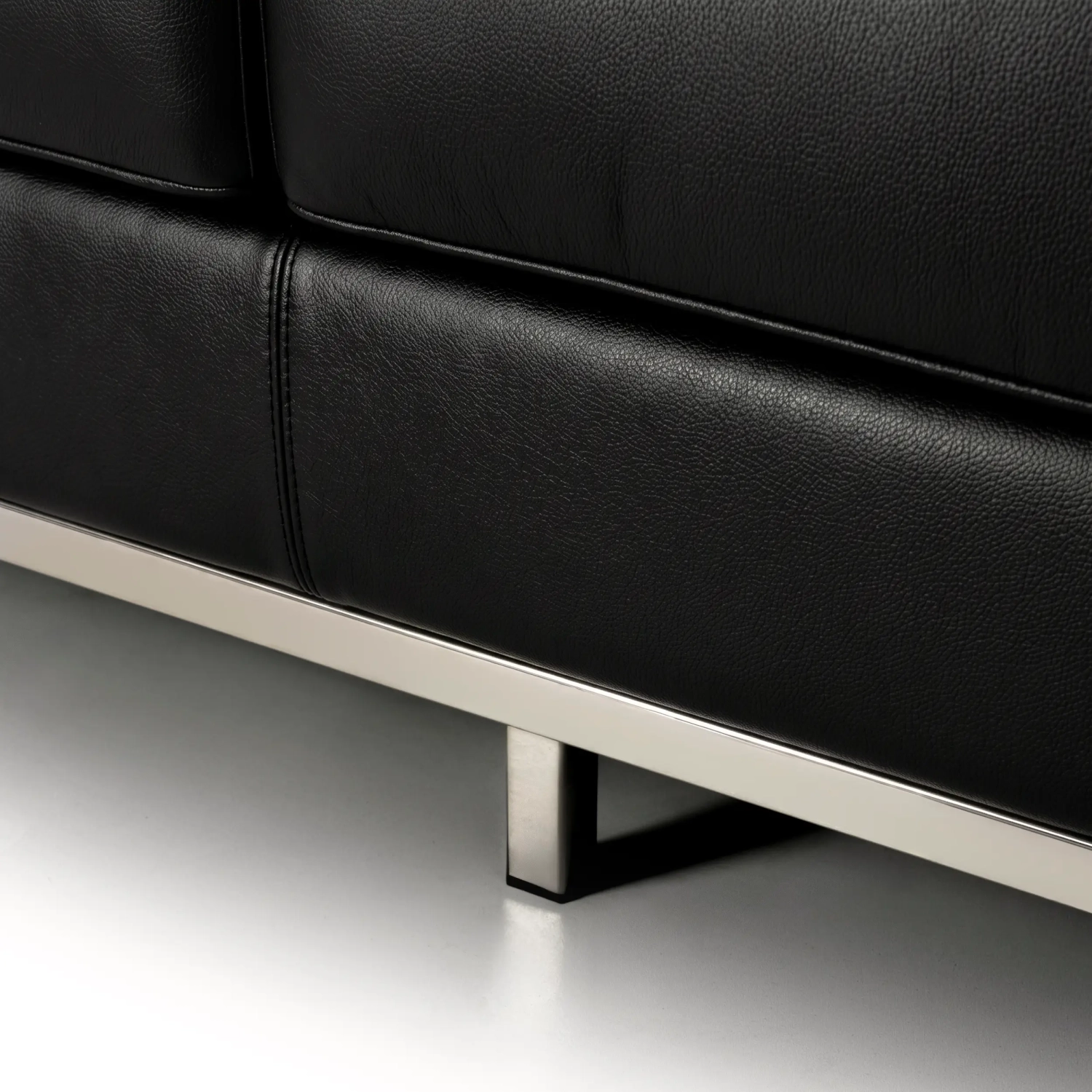 Venice canapé 3 places en cuir italien Florence Knoll Inspired Design