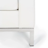 Venice canapé 2 places en cuir italien Florence Knoll Inspired Design