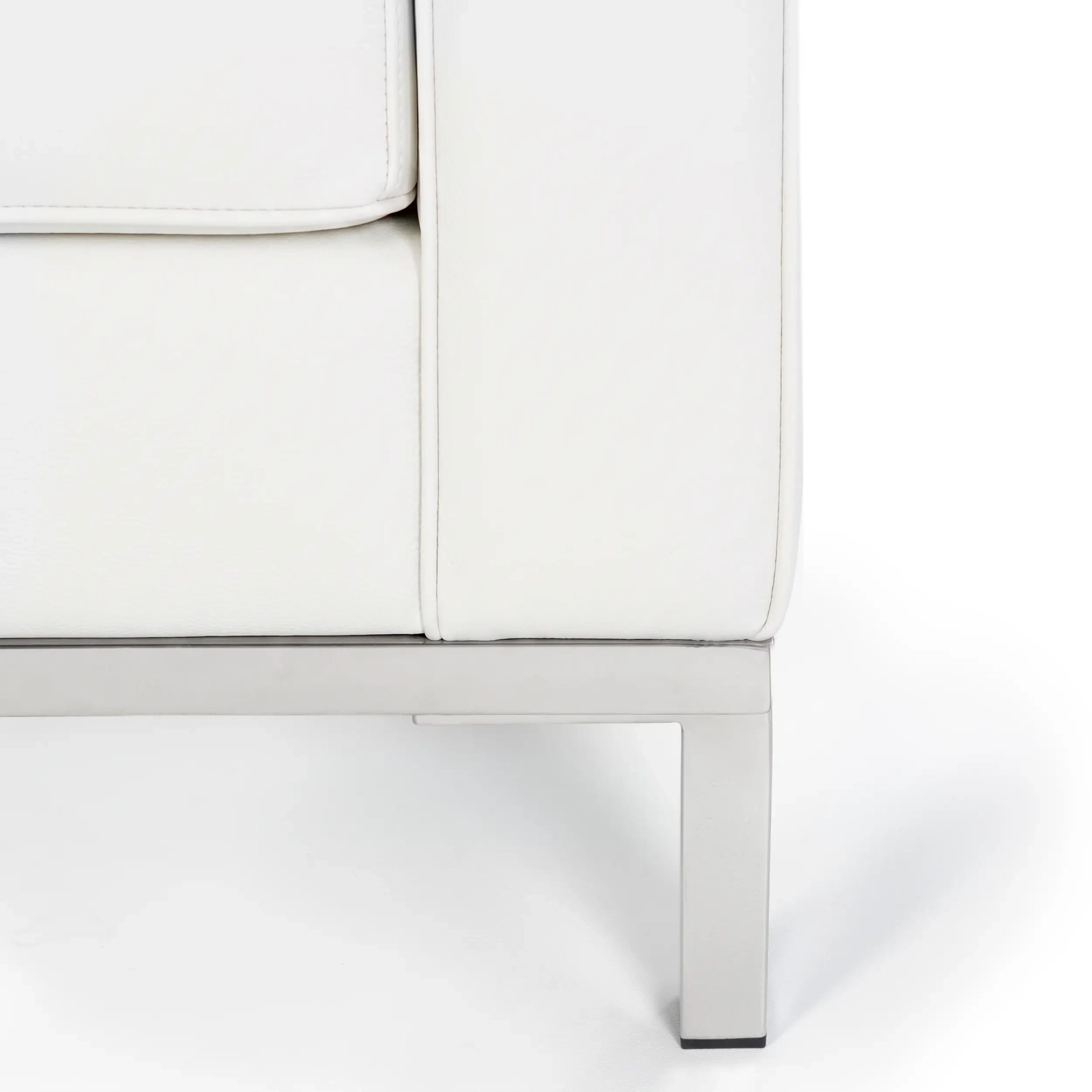 Venice canapé 2 places en cuir italien Florence Knoll Inspired Design