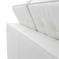 Venice canapé 2 places en cuir italien Florence Knoll Inspired Design