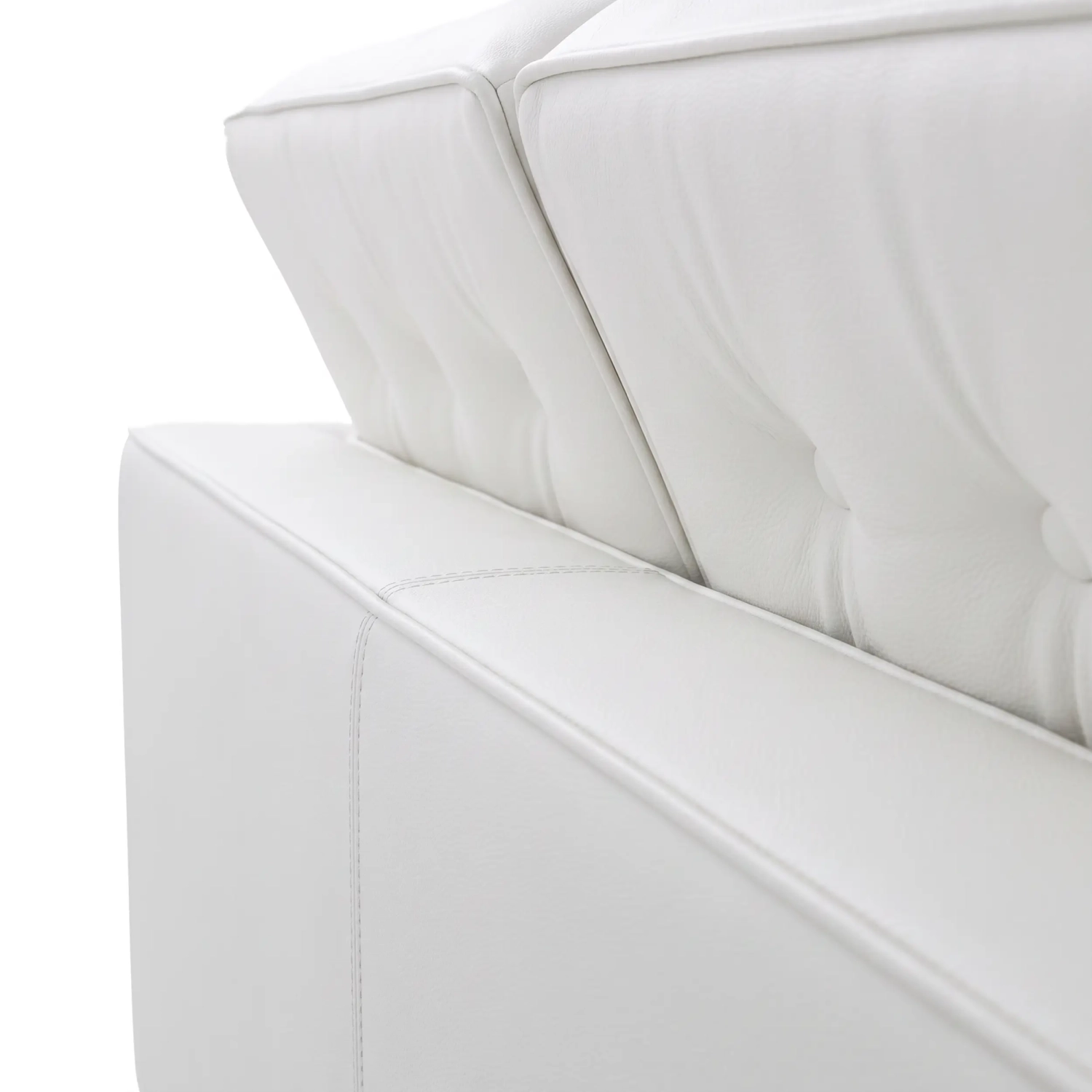 Venice canapé 2 places en cuir italien Florence Knoll Inspired Design