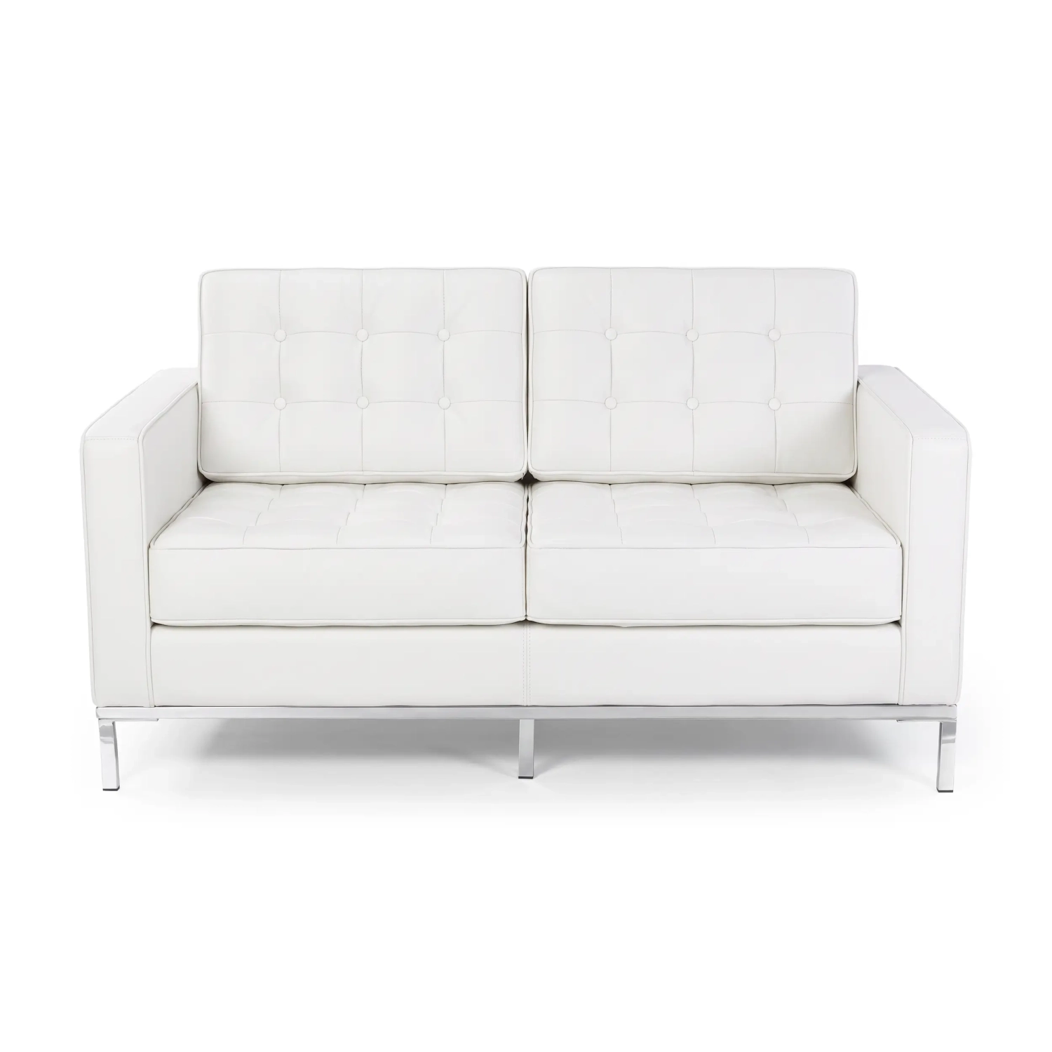 Venice canapé 2 places en cuir italien Florence Knoll Inspired Design