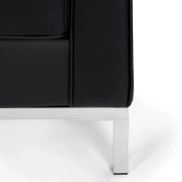 Venice canapé 2 places en cuir italien Florence Knoll Inspired Design