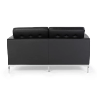 Venice canapé 2 places en cuir italien Florence Knoll Inspired Design