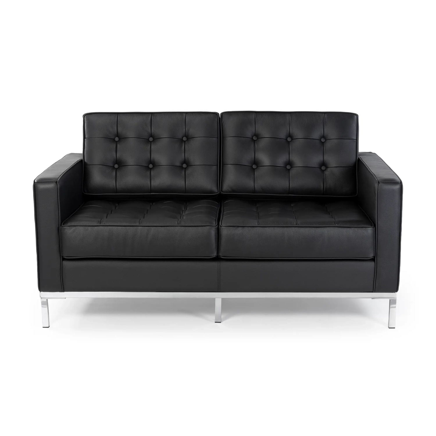 Venice canapé 2 places en cuir italien Florence Knoll Inspired Design