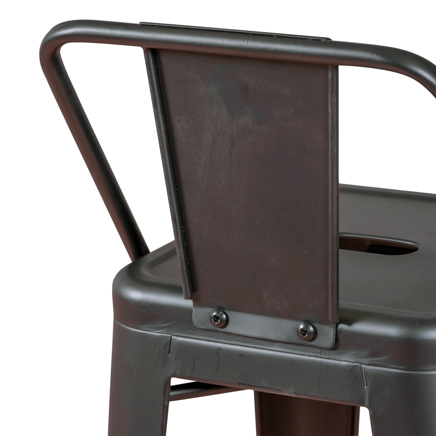 Lot de 4 tabourets de bar industriels « Bistro », hauteur 76 cm - Mueble Design