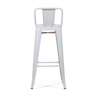 Lot de 4 tabourets de bar industriels « Bistro », hauteur 76 cm - Mueble Design