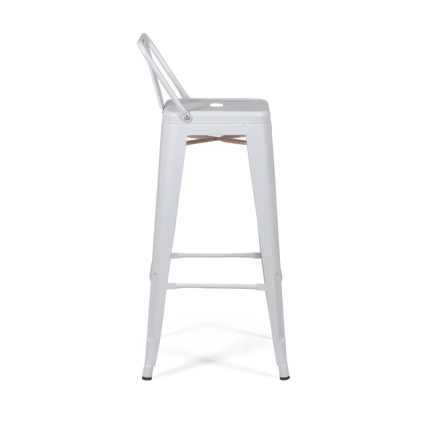 Lot de 4 tabourets de bar industriels « Bistro », hauteur 76 cm - Mueble Design