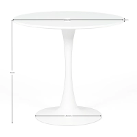 Table Tulip Strato 80 Cm MDF - Tables à Manger furnmod