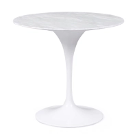 Inspiration Table Design Tulip 80Ø en Marbre Carrare - Meubles Concept