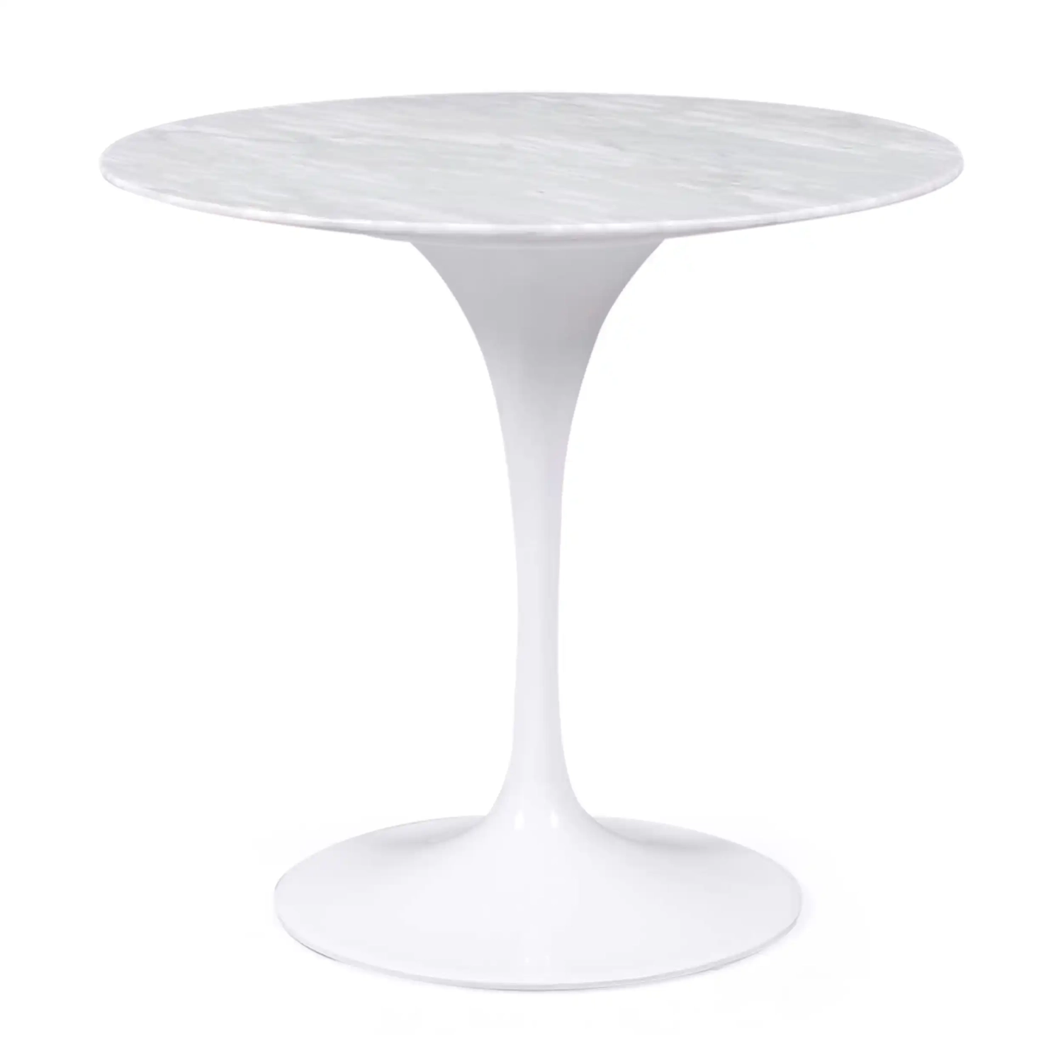 Inspiration Table Design Tulip 80Ø en Marbre Carrare - Meubles Concept