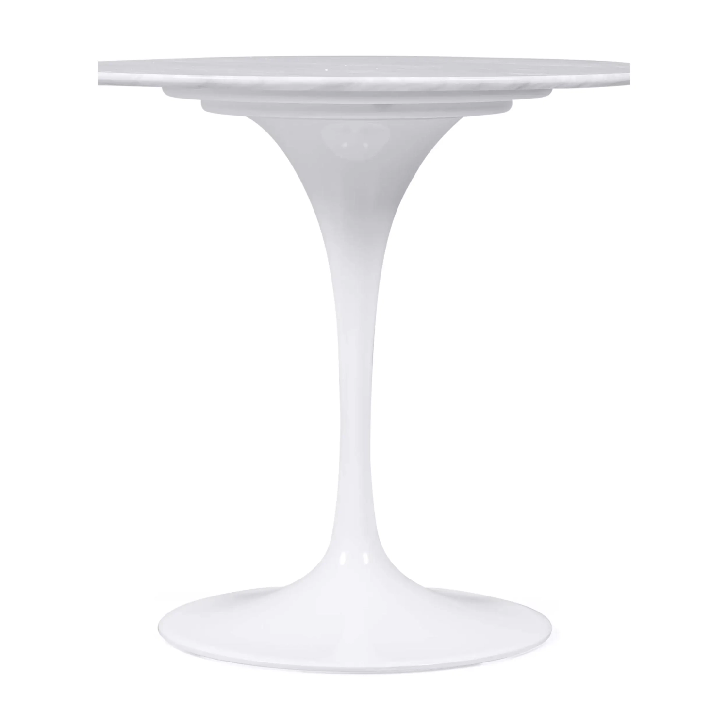 Inspiration Table Design Tulip 80Ø en Marbre Carrare - Meubles Concept